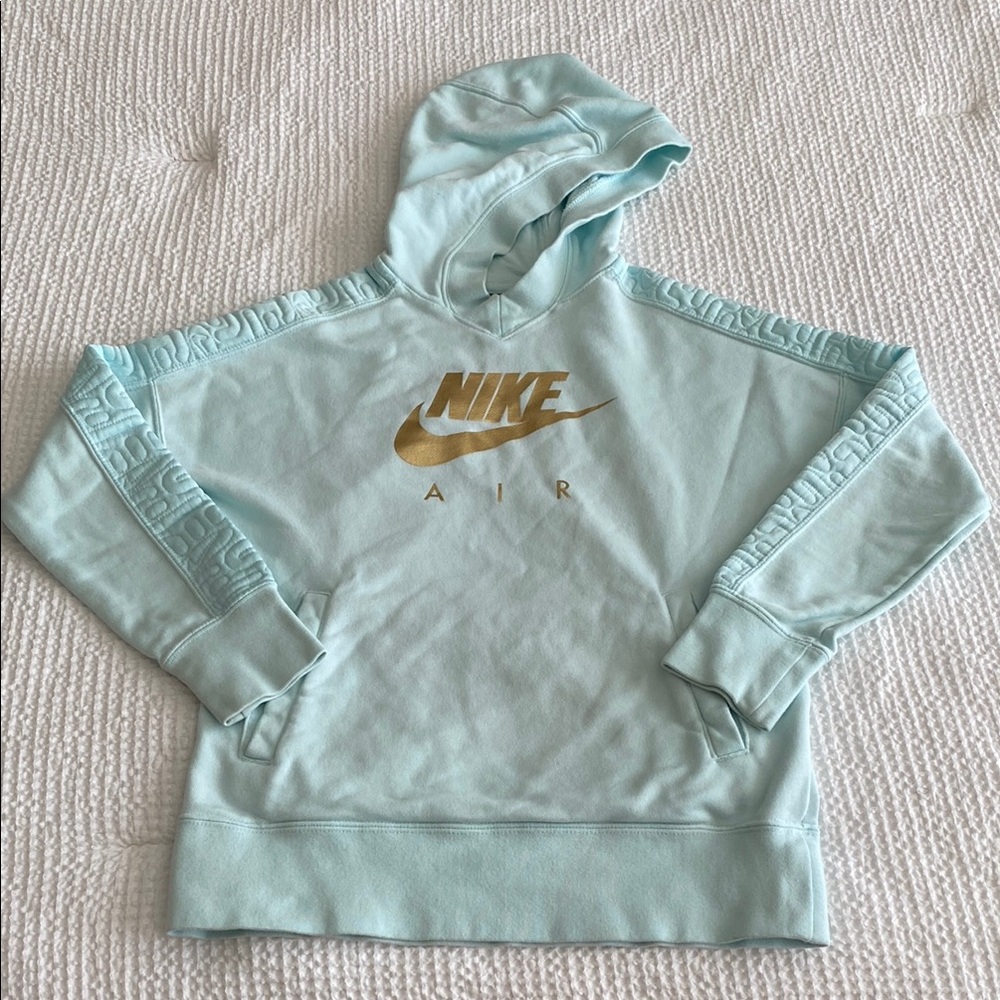 Nike Girl's Light Blue Hoodie